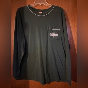 Harley Davidson Long Sleeve Shirt W/Pocket